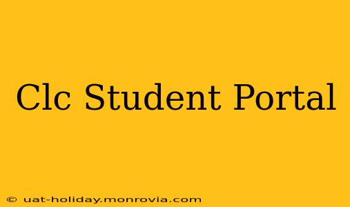 Clc Student Portal