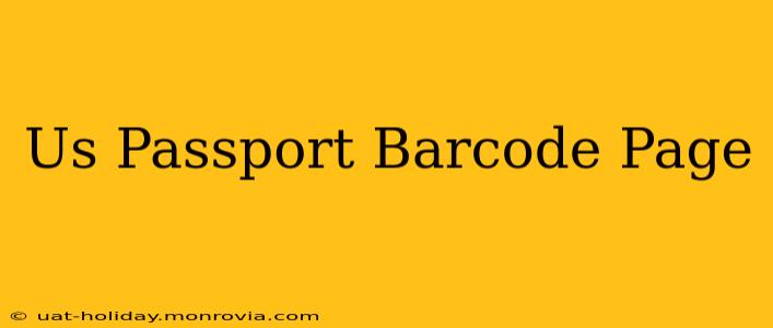 Us Passport Barcode Page